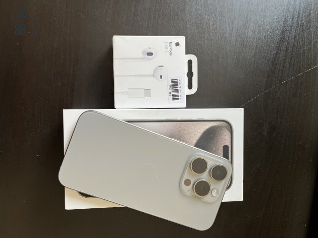 IPHONE 15 PRO 128GB NAGYON SZÉP ÁLLAPOT