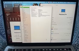 MacBook Pro M1 512 GB SSD, 16 GB RAM kitűnő állapotban