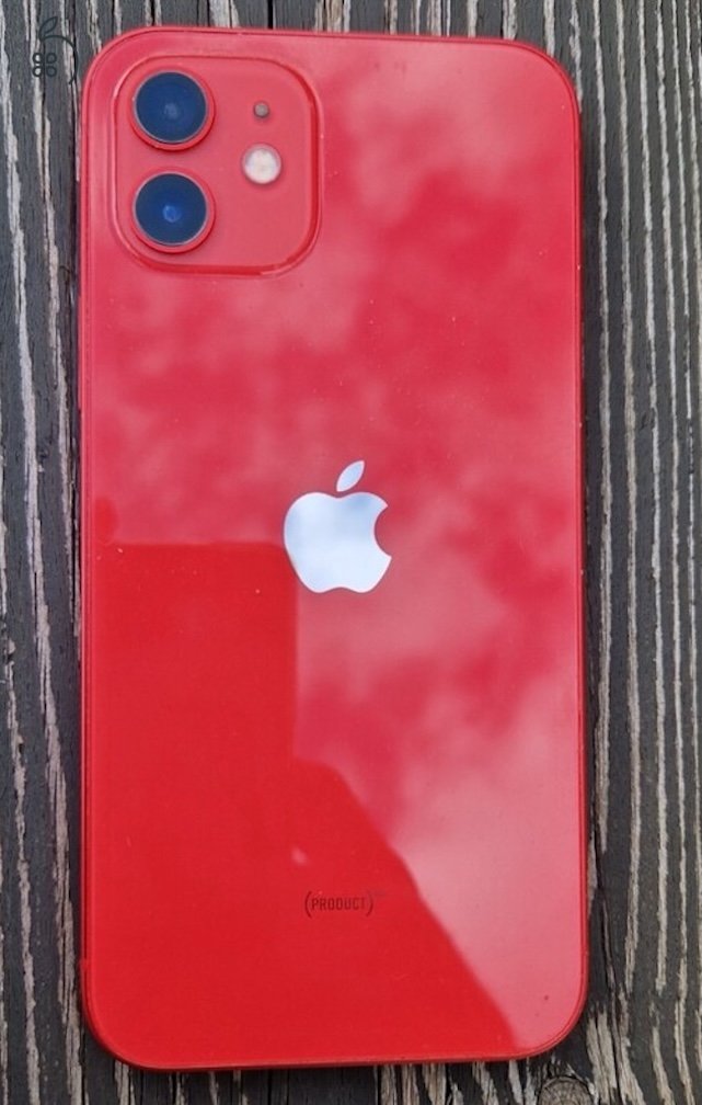 iPhone 12 független, hibátlan, 128 GB, ProductRed