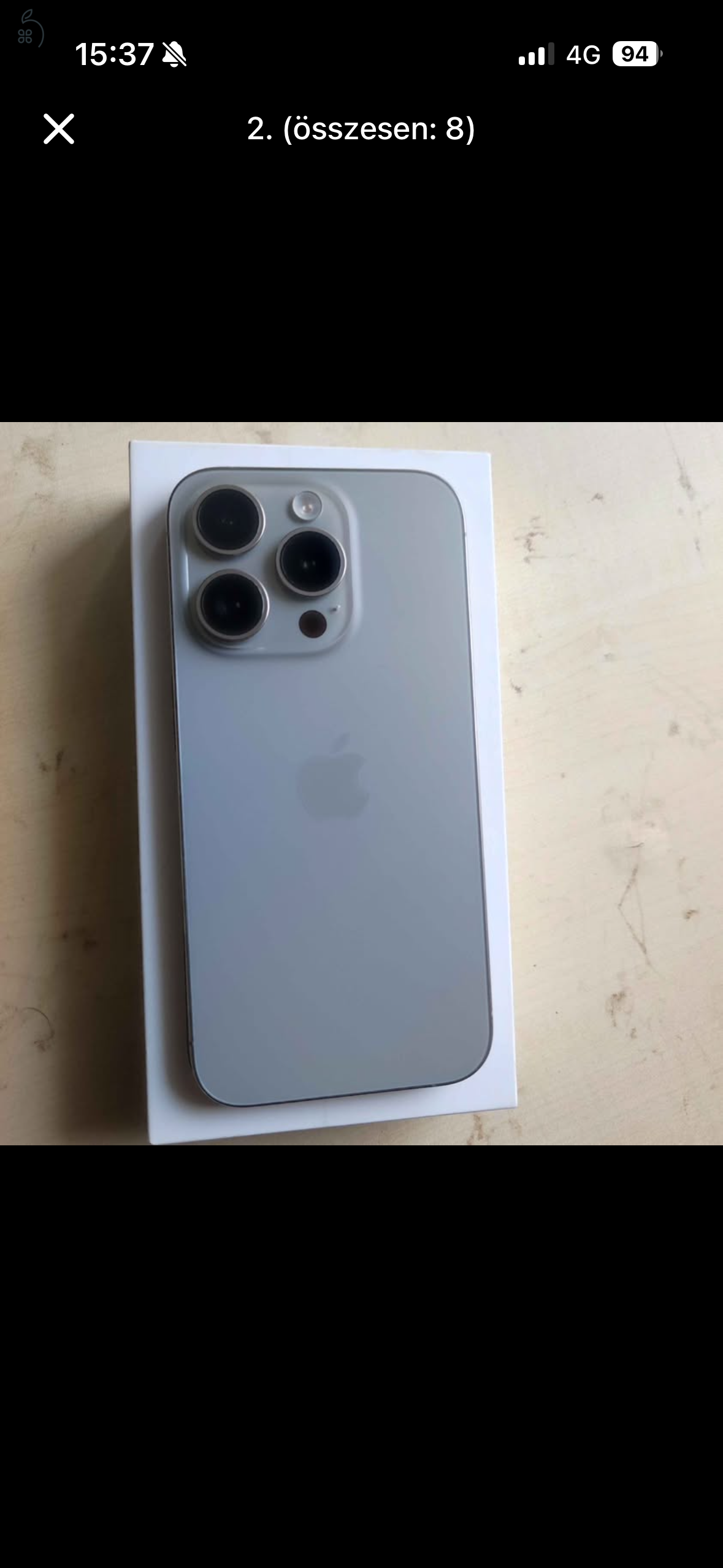 Iphone 15 pro 128gb független nagyon szép 89% akku