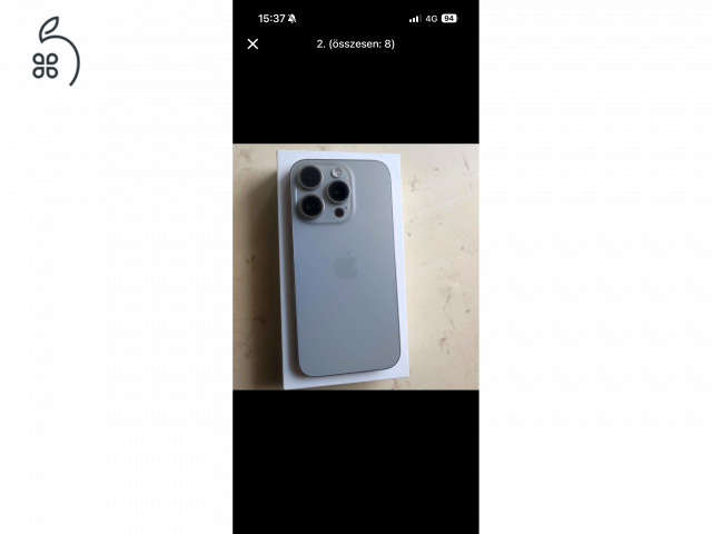 Iphone 15 pro 128gb független nagyon szép 89% akku