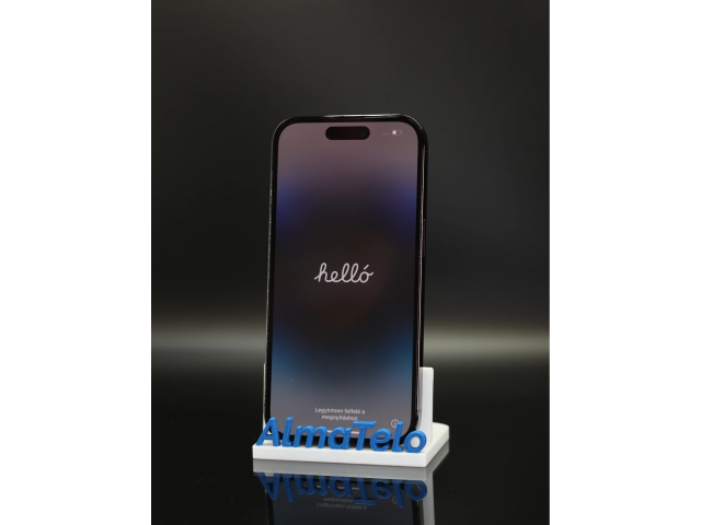 Apple iPhone 14 Pro 256 GB Space Black 100% akku - 12 HÓ GARANCIA