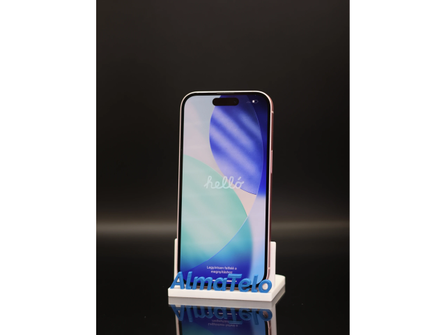 Apple iPhone 15 128 GB Pink 100% akku - 12 HÓ GARANCIA