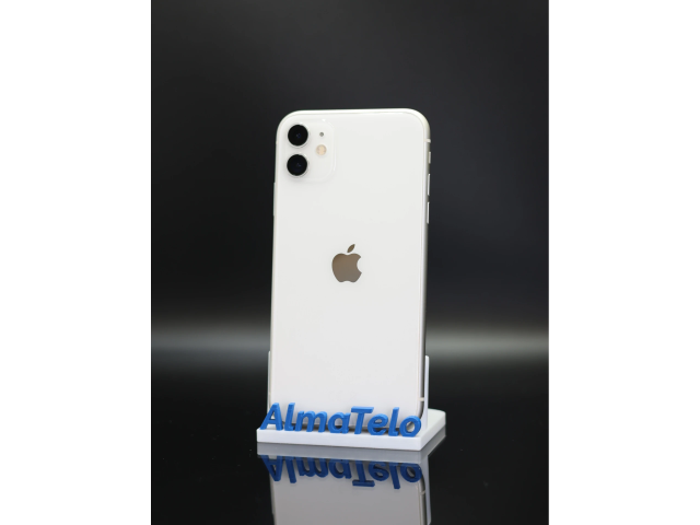 Apple iPhone 11 128 GB White 100% akku - 12 HÓ GARANCIA