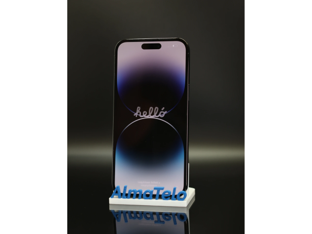 Apple iPhone 14 Pro Max 128 GB Space Black 100% akku - 12 HÓ GARANCIA