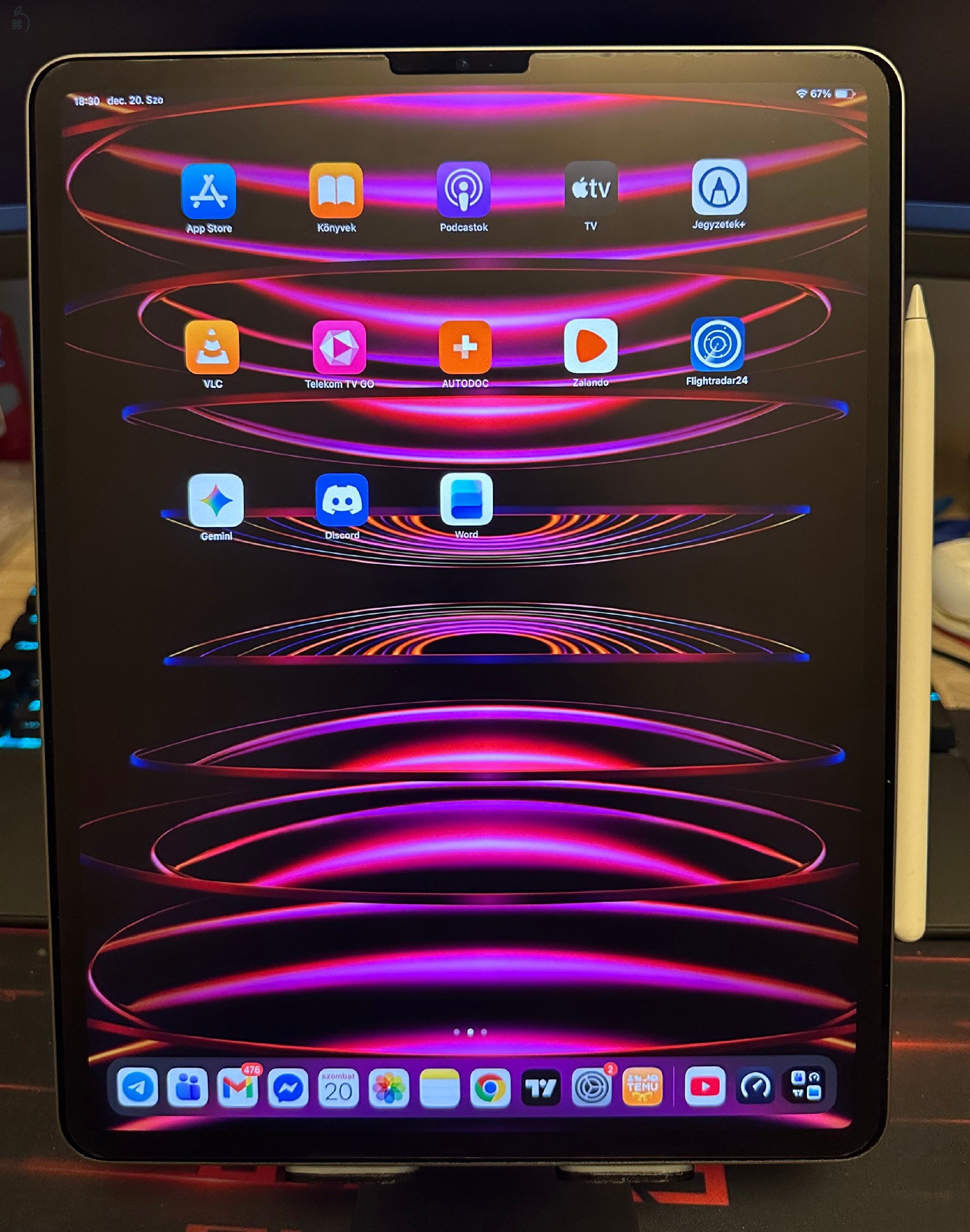 Ipad Pro M2 + Pencil 2.gen. újszerű állapotú