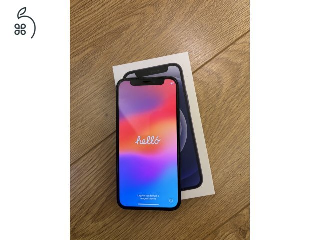 Eladó Iphone 12 mini black 64GB 73% akku