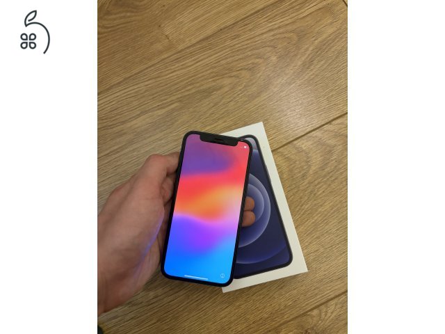 Eladó Iphone 12 mini black 64GB 73% akku