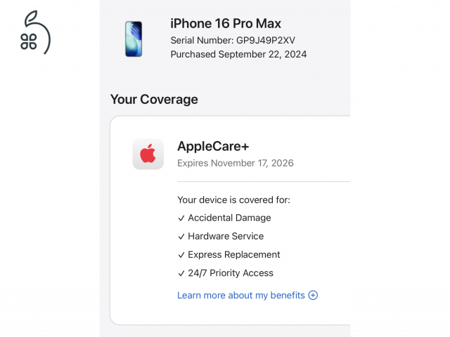 Apple iPhone 16 Pro Max - 256 GB / Apple Care+ garancia 2026.11.17-ig