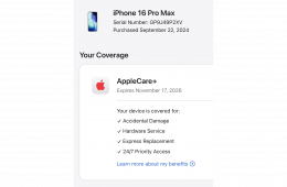 Apple iPhone 16 Pro Max - 256 GB / Apple Care+ garancia 2026.11.17-ig