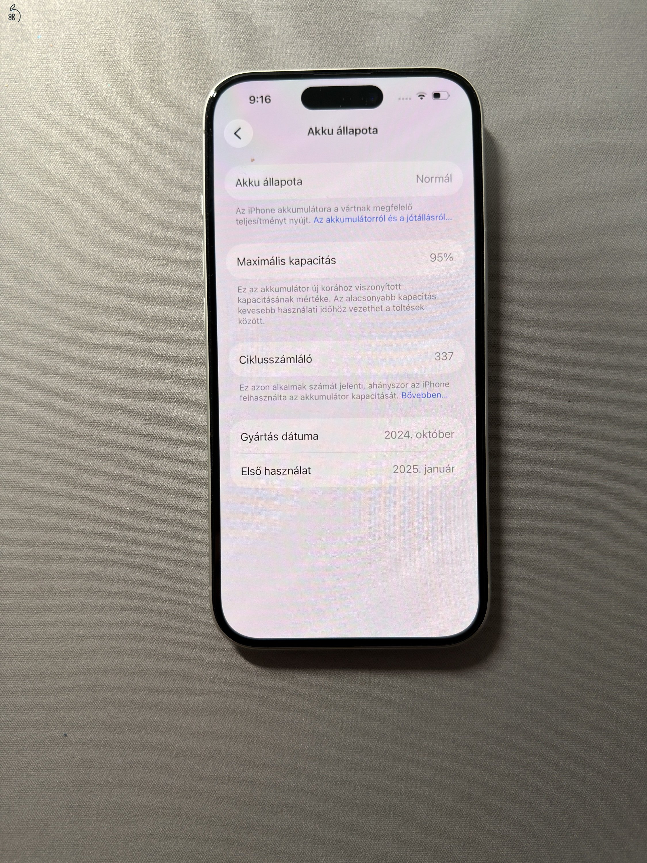 iPhone 16 128GB 2 év Média garancia