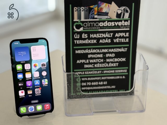 iPhone 12 64GB Független Használt/1-3 hónap gar./Akku 100%/p4656