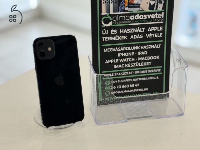 iPhone 12 64GB Független Használt/1-3 hónap gar./Akku 100%/p4656