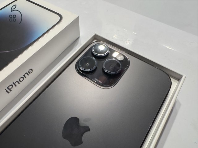 iPhone 14 Pro Max, 256GB, Space Black, gyári dobozában + ajándék tokok