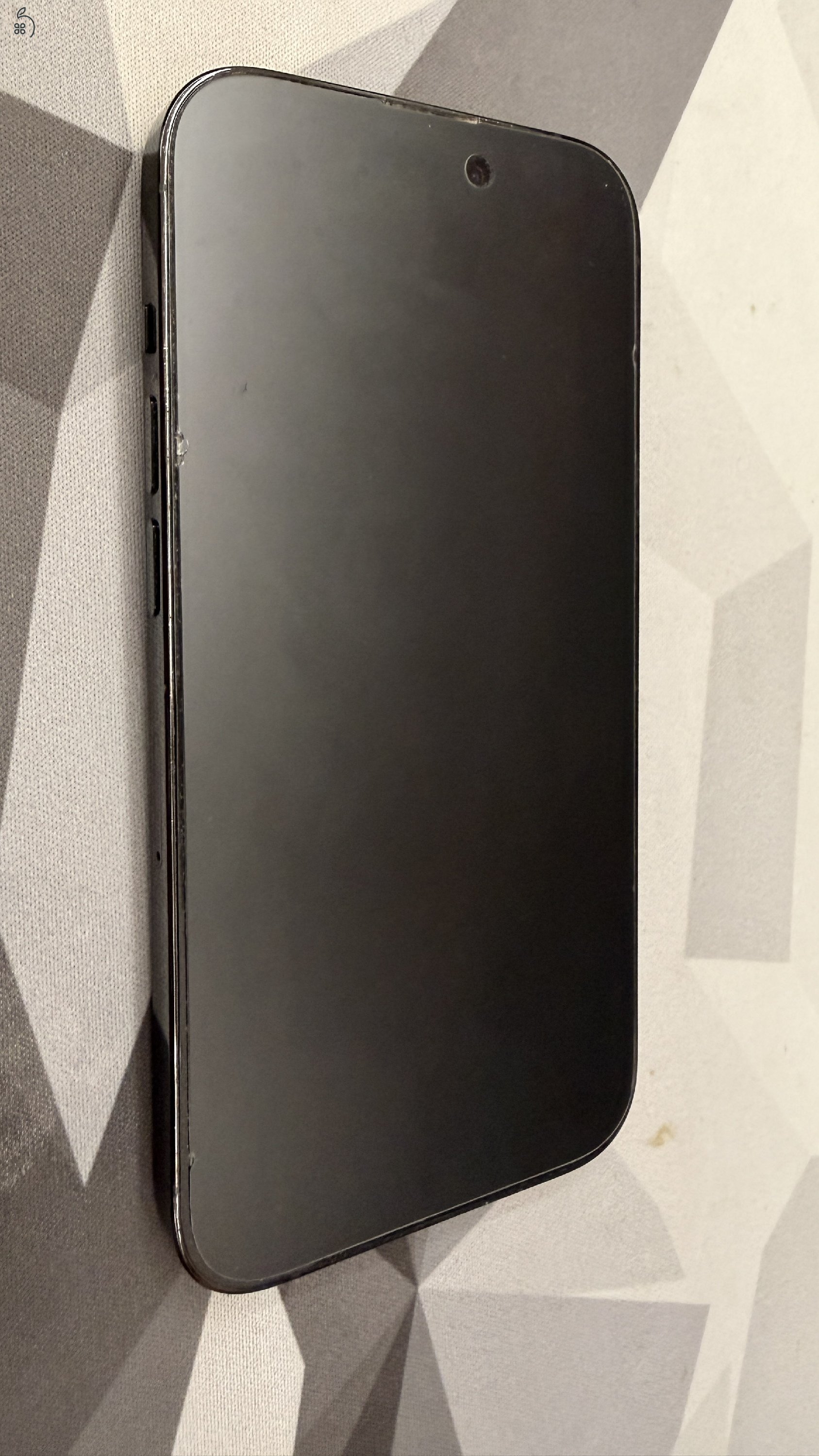 iPhone 14 Pro 128Gb Space Black, karcmentes, 8db tok, 2 kábel