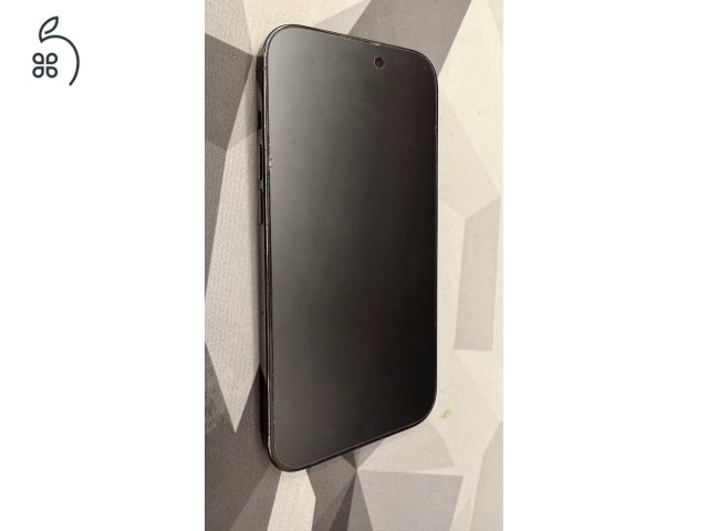 iPhone 14 Pro 128Gb Space Black, karcmentes, 8db tok, 2 kábel