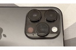 iPhone 14 Pro 128Gb Space Black, karcmentes, 8db tok, 2 kábel