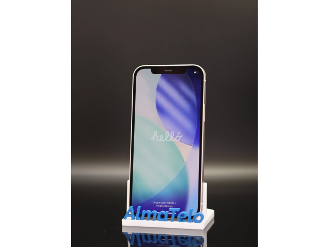 Apple iPhone 12 64 GB White 100% akku - 12 HÓ GARANCIA