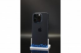 Apple iPhone 15 Pro 256 GB Blue Titanium 100% akku - 12 HÓ GARANCIA