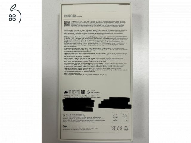 ELADÓ iPhone 16 Pro Max Black Titanium 256GB!