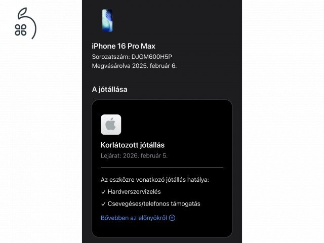 ELADÓ iPhone 16 Pro Max Black Titanium 256GB!