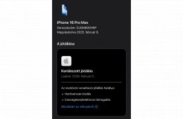 ELADÓ iPhone 16 Pro Max Black Titanium 256GB!