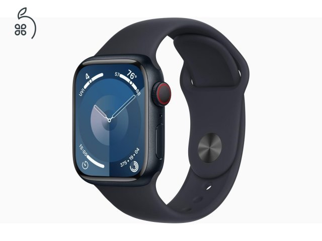 ÚJ BONTATLAN Apple Watch Series S9 41mm Midnight Azonnal Átvehető DEÁK TÉRNÉL 1 Év Apple Garancia