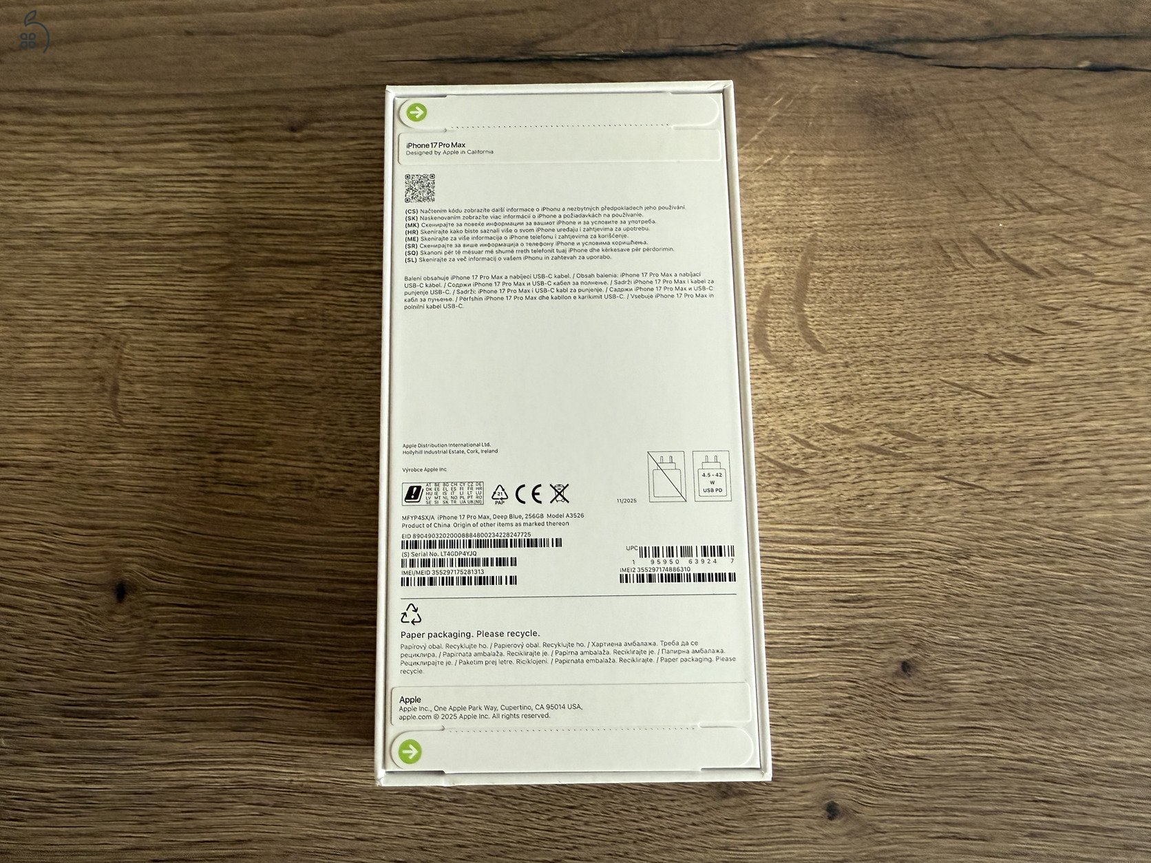 Apple iPhone 17 Pro Max 256 GB Deep Blue - Bontatlan - HIVATALOS európai Apple viszonteladótól!