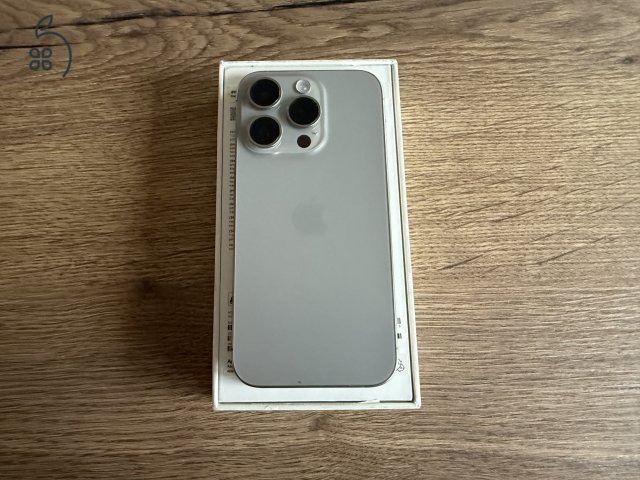 iPhone 15 Pro 256 GB Natúr Titán - 30 nap garancia
