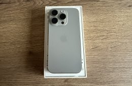 iPhone 15 Pro 256 GB Natúr Titán - 30 nap garancia