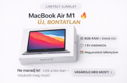 Új, bontatlan MacBook Air 13