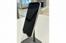 Újszerű Karcmentes iPhone 13 Fehér 128GB Új Akku! 3 Hó Gar + Beszámítás!