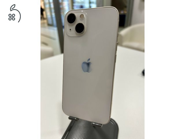 Újszerű Karcmentes iPhone 13 Fehér 128GB Új Akku! 3 Hó Gar + Beszámítás!