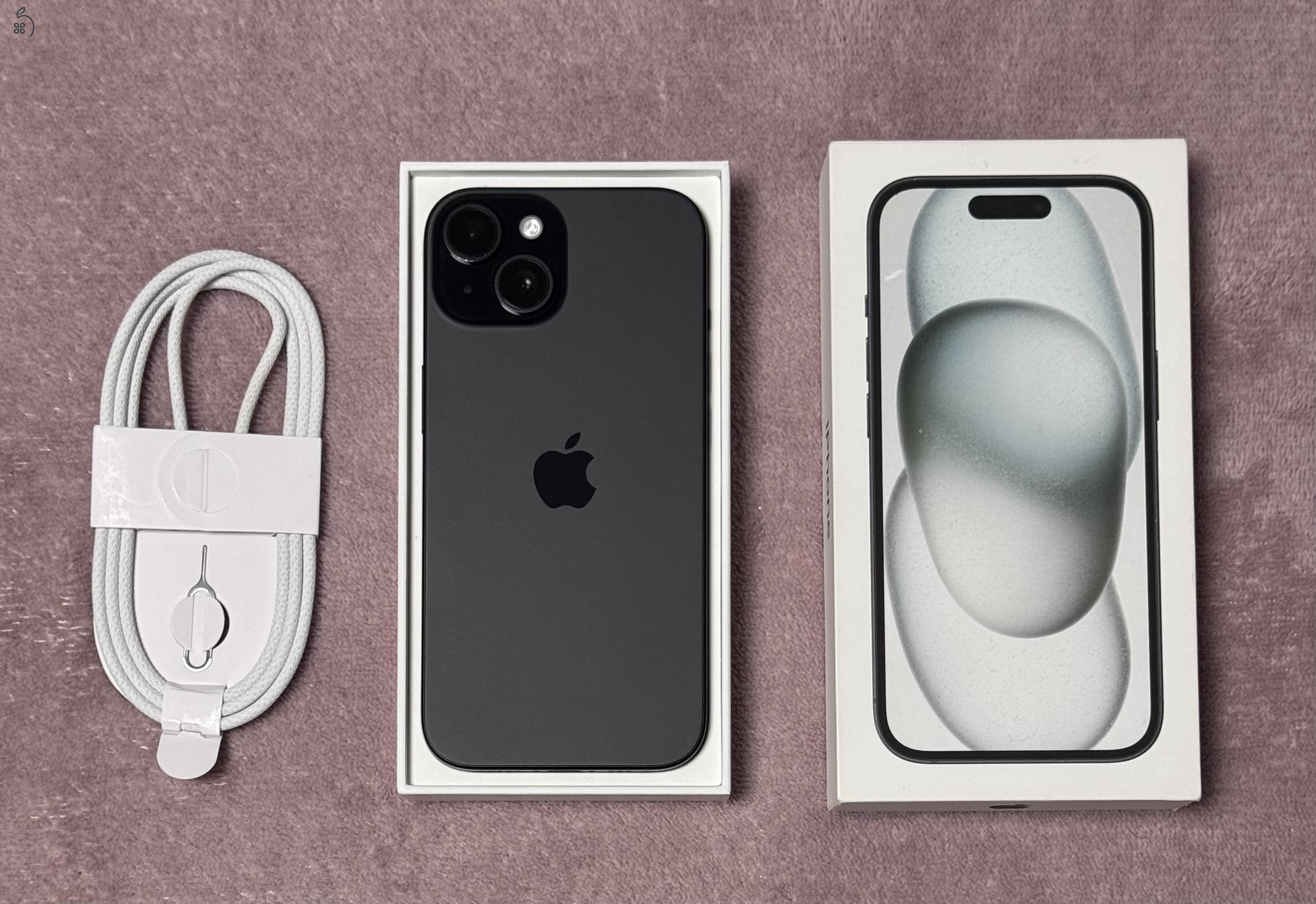 iPhone 15 128GB - AKKU 89% - kártyafüggetlen, karcmentes állapotban