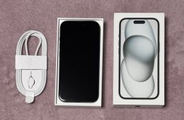 iPhone 15 128GB - AKKU 89% - kártyafüggetlen, karcmentes állapotban