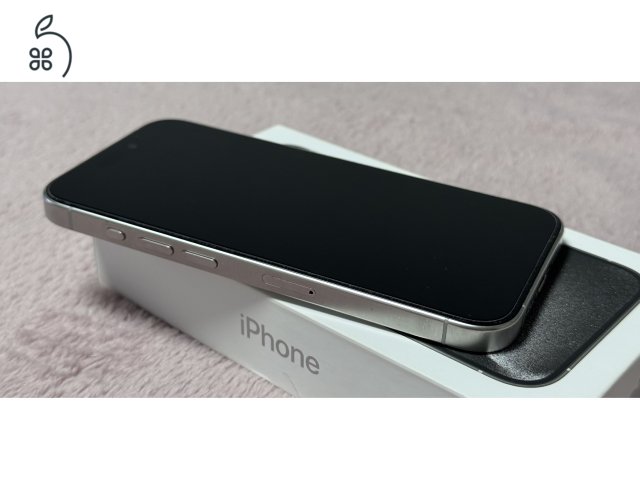 iPhone 15 Pro 128GB - AKKU 88% - Jótállás 2027.02.-hóig, kártyafüggetlen, karcmentes állapot