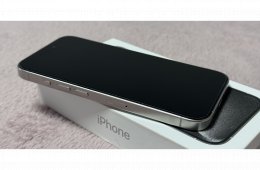 iPhone 15 Pro 128GB - AKKU 88% - Jótállás 2027.02.-hóig, kártyafüggetlen, karcmentes állapot