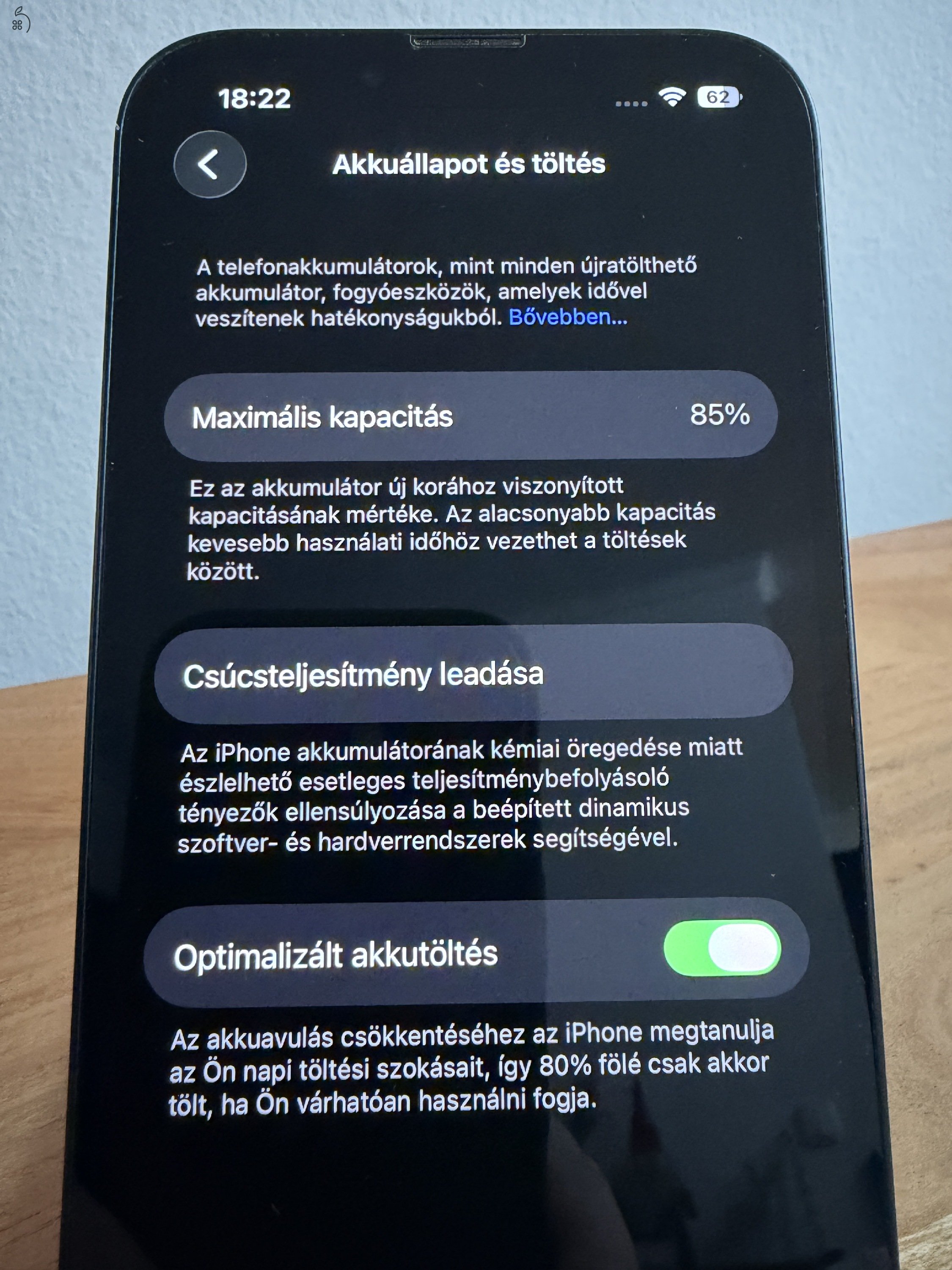 iPhone13 128GB Midnight Dunakeszi