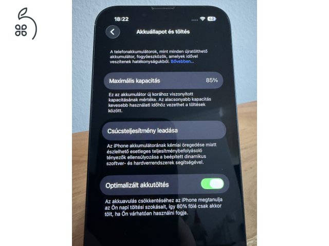 iPhone13 128GB Midnight Dunakeszi