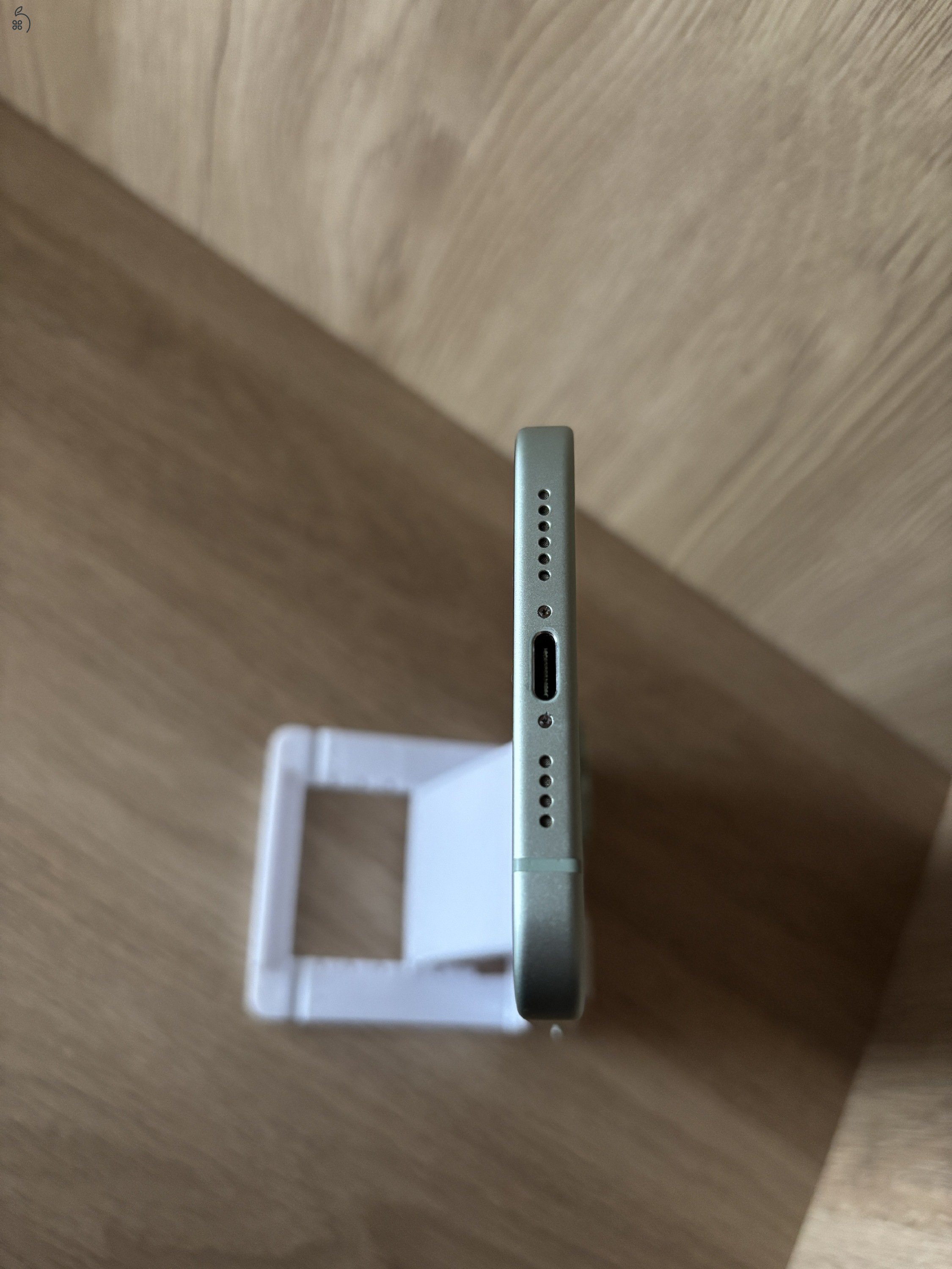 iPhone 15 plus / Green / 128GB / Kártya független / Akku 84%