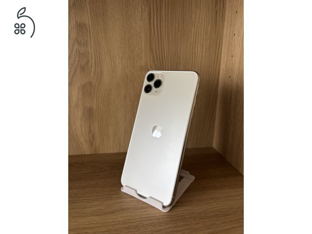 iPhone 11 Pro Max / Fehér / 64GB / Kártya független / Akku 71%