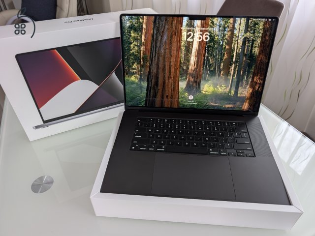 64GB RAM! / M3 Max (16/40 core) 400GBps / US layout / 100% akku 54 ciklus / MacBook Pro 16