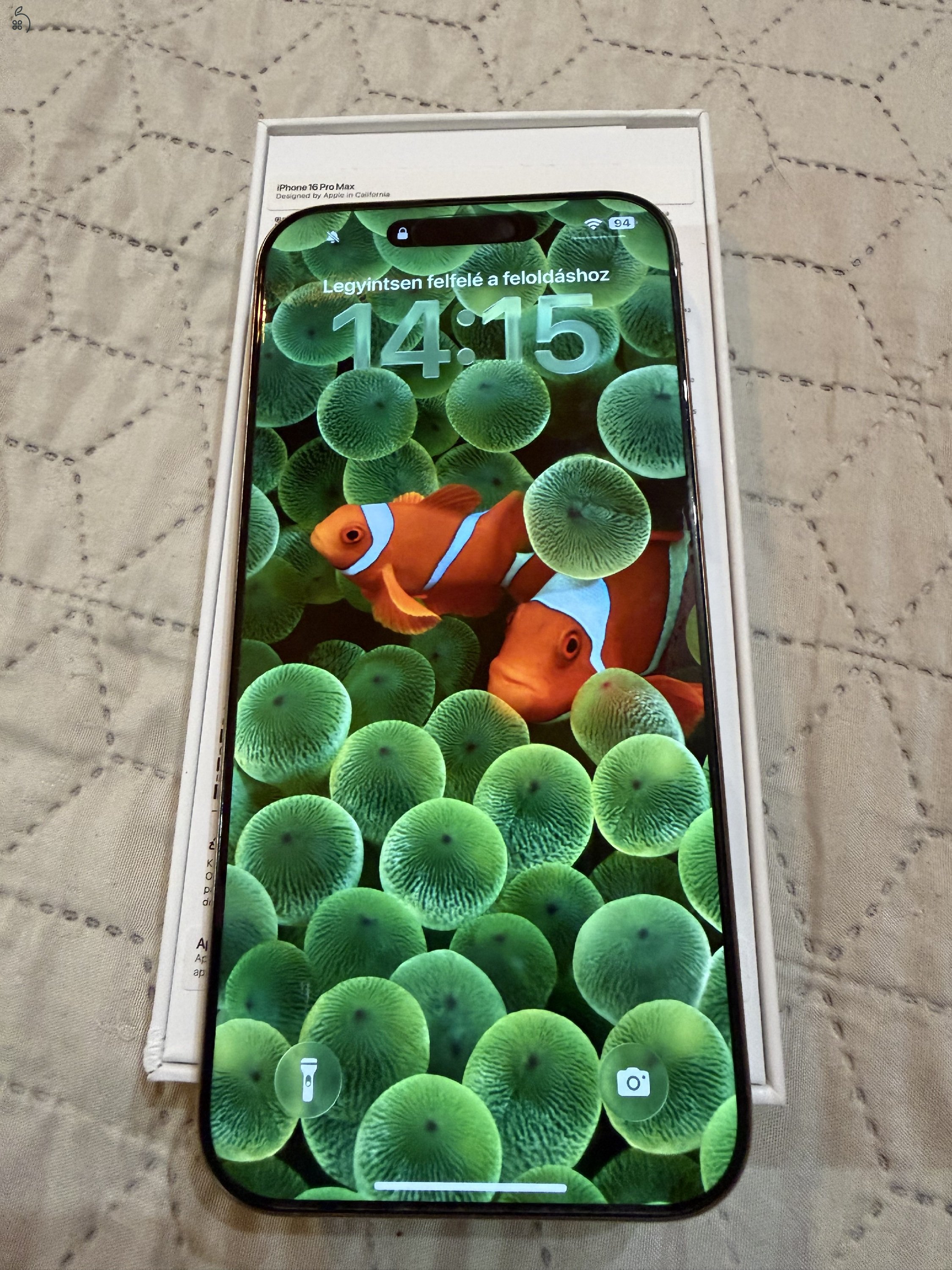 Garanciális, sérülésmentes ELADÓ 16 Pro Max 256Gb