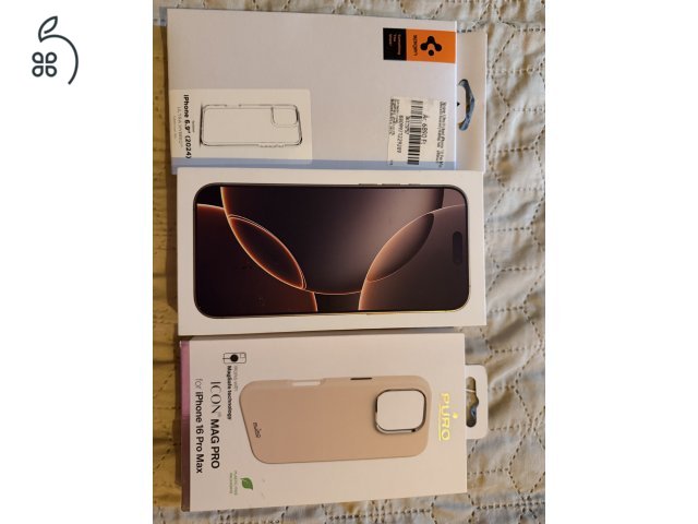 ELADÓ Sérülésmentes 16 Pro Max 256Gb Desert Titanium