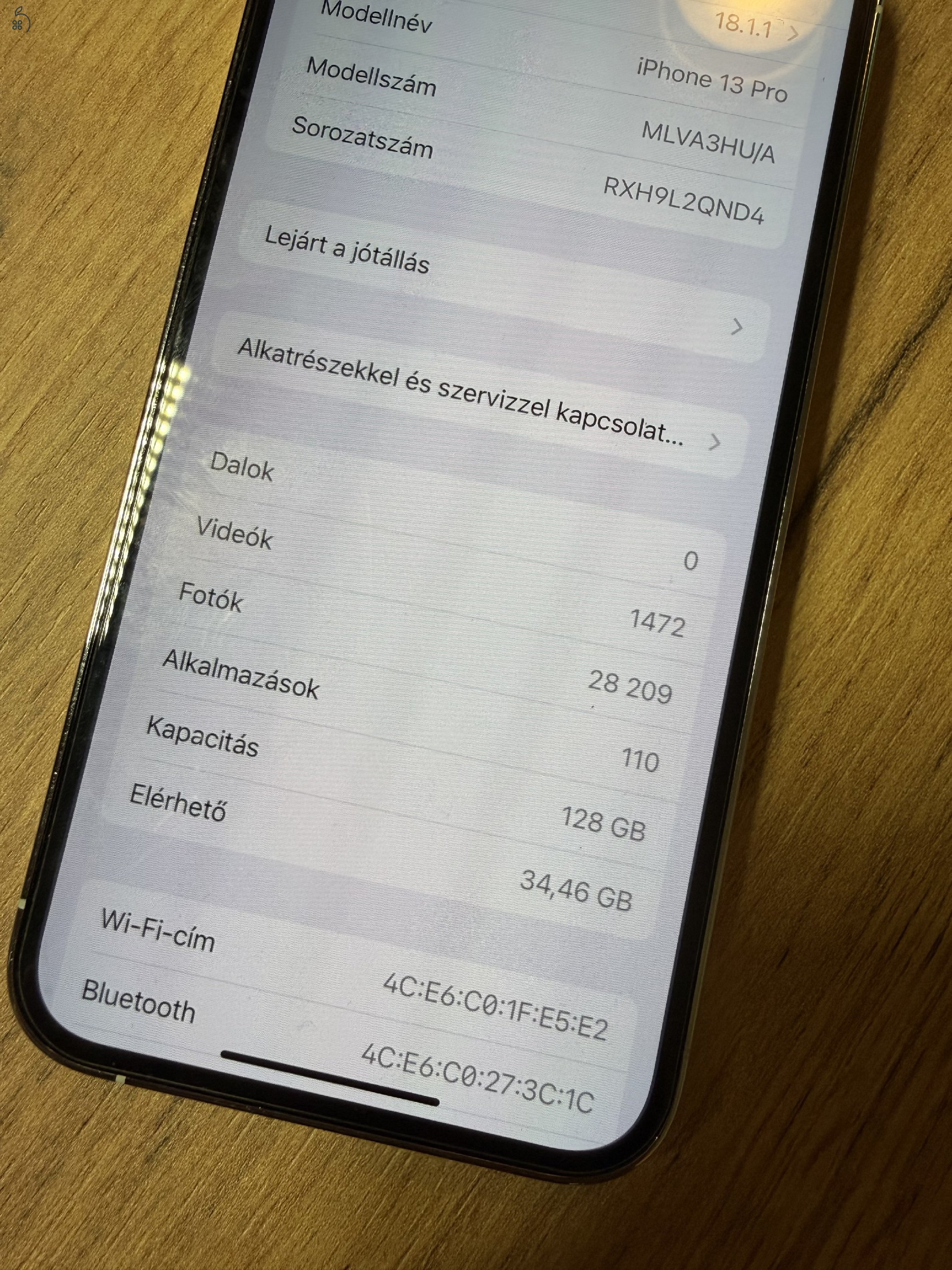 Iphone 13Pro 128GB Silver