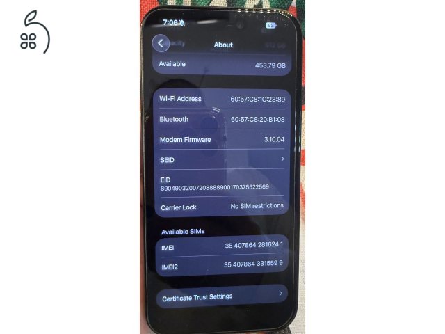 iPhone 15 Pro 512GB Kártyafüggetlen