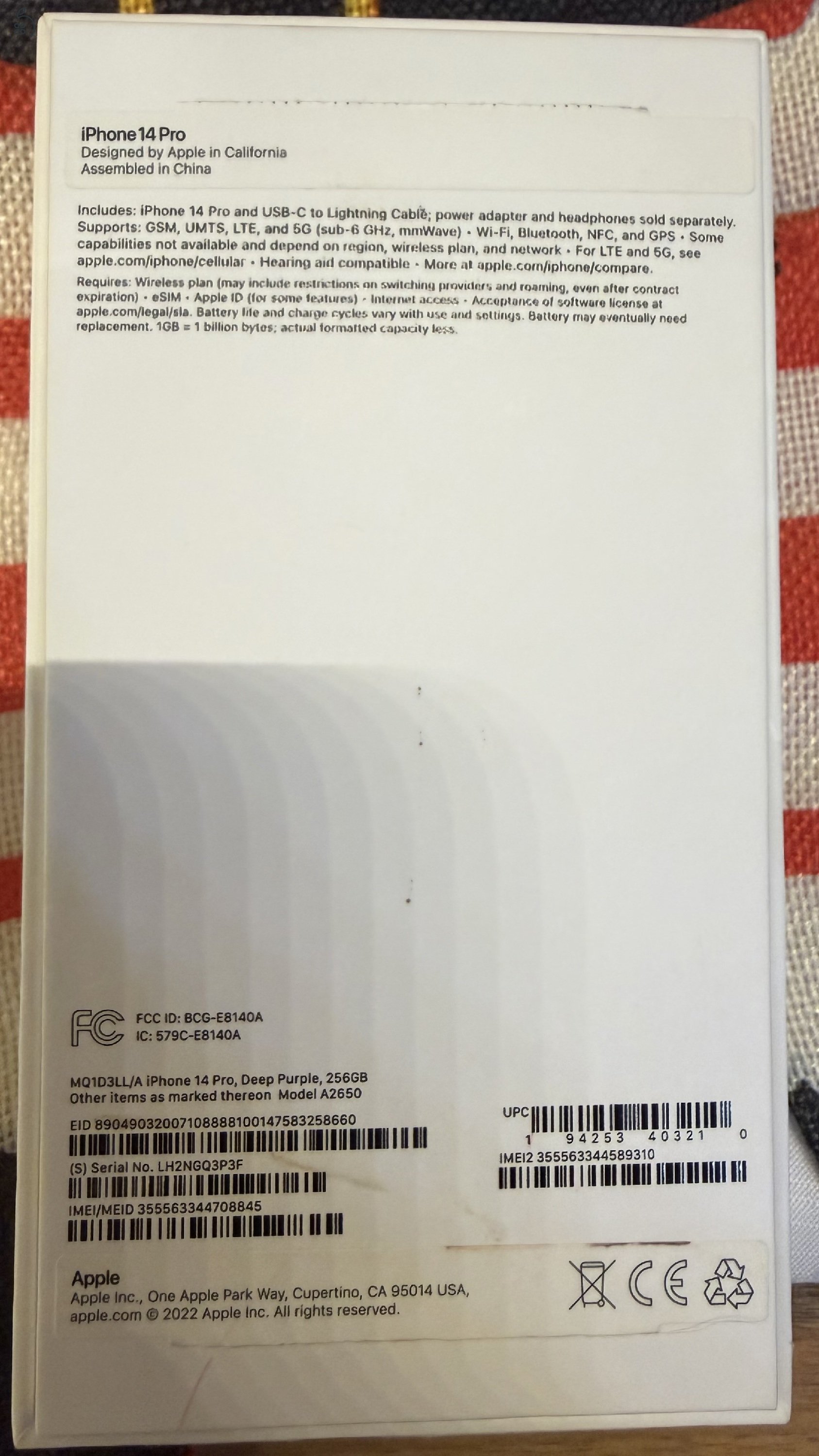 iPhone 14 Pro 256GB Kártyafüggetlen 