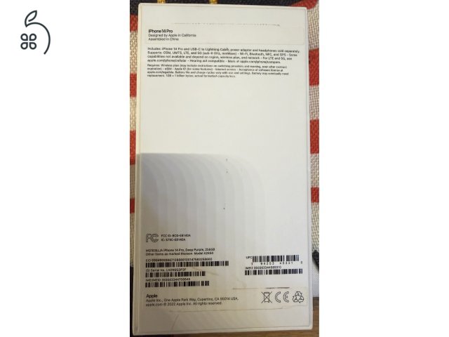 iPhone 14 Pro 256GB Kártyafüggetlen 