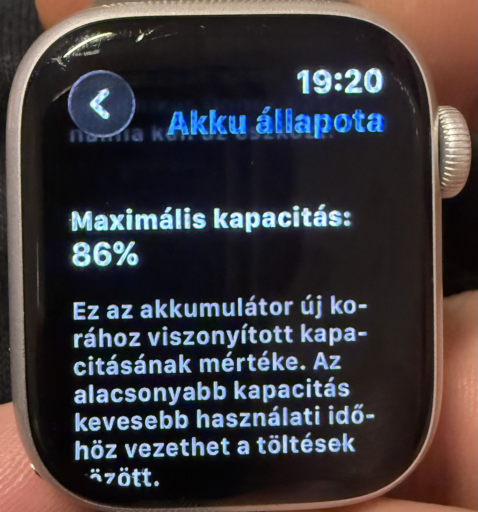 Apple watch 7 45mm fekete