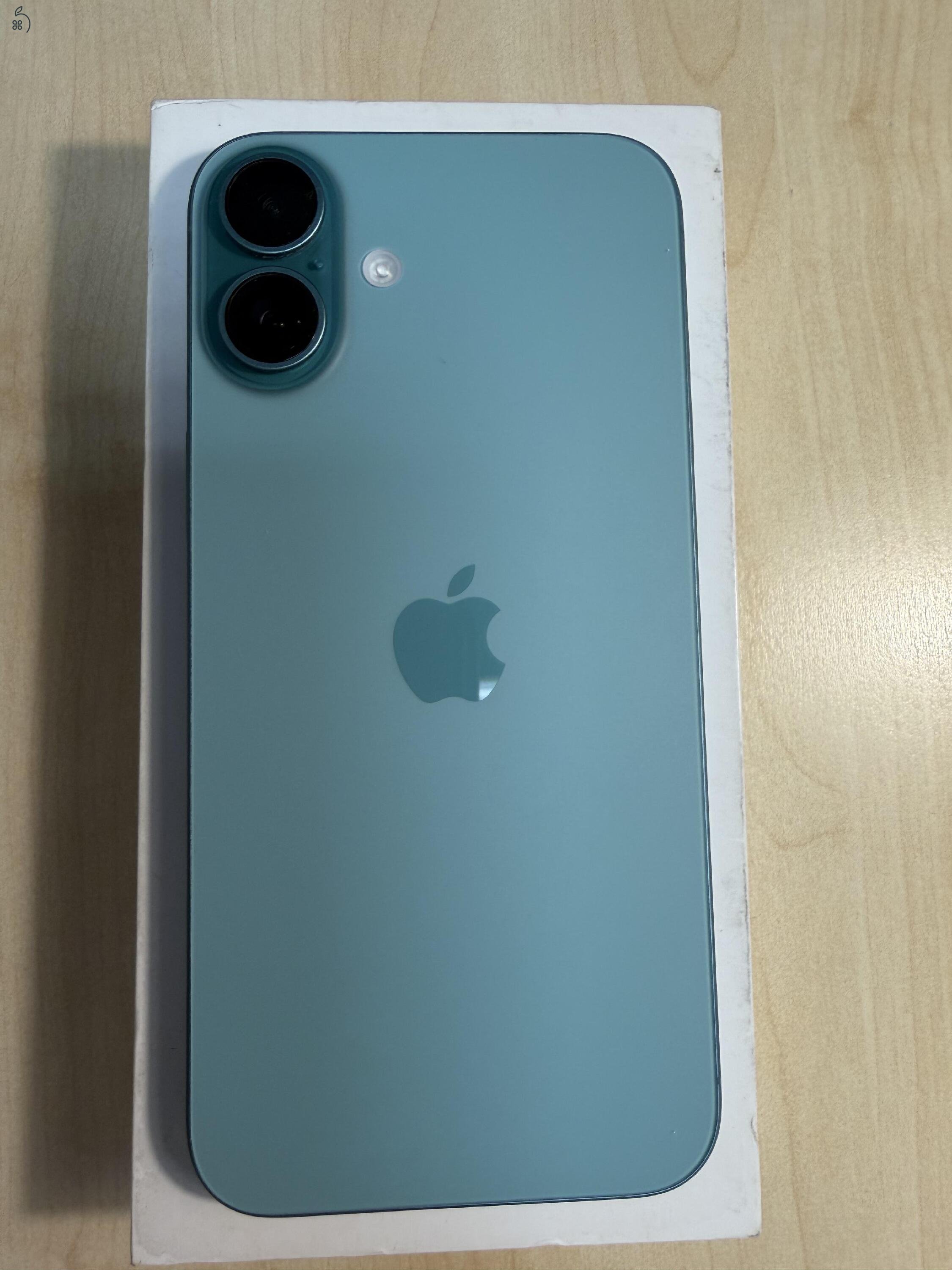 Iphone 16 Plus 128 GB kártyafüggetlen, zsályazöld